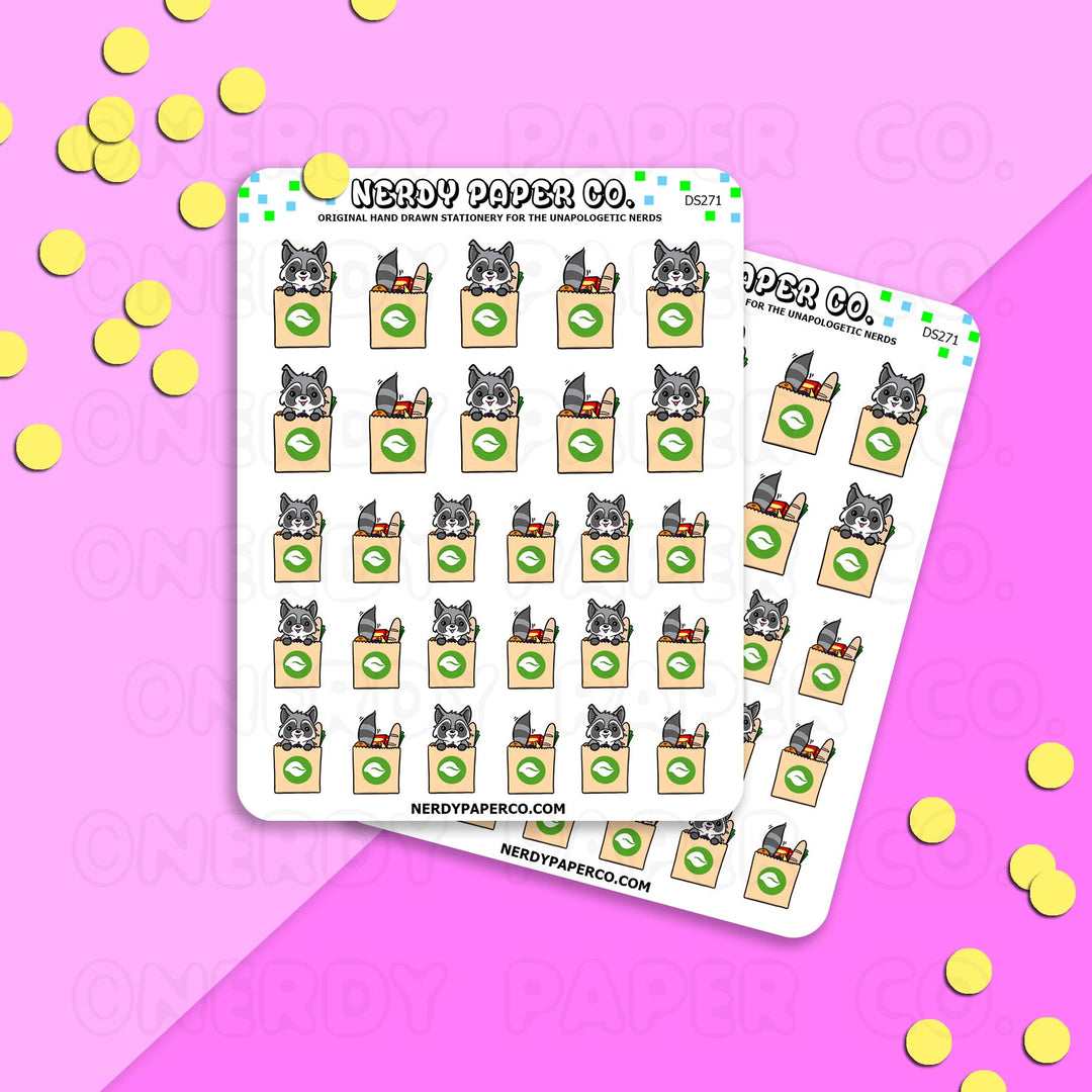 JINI ♥ GROCERIES - Hand Drawn Planner Stickers - DS271