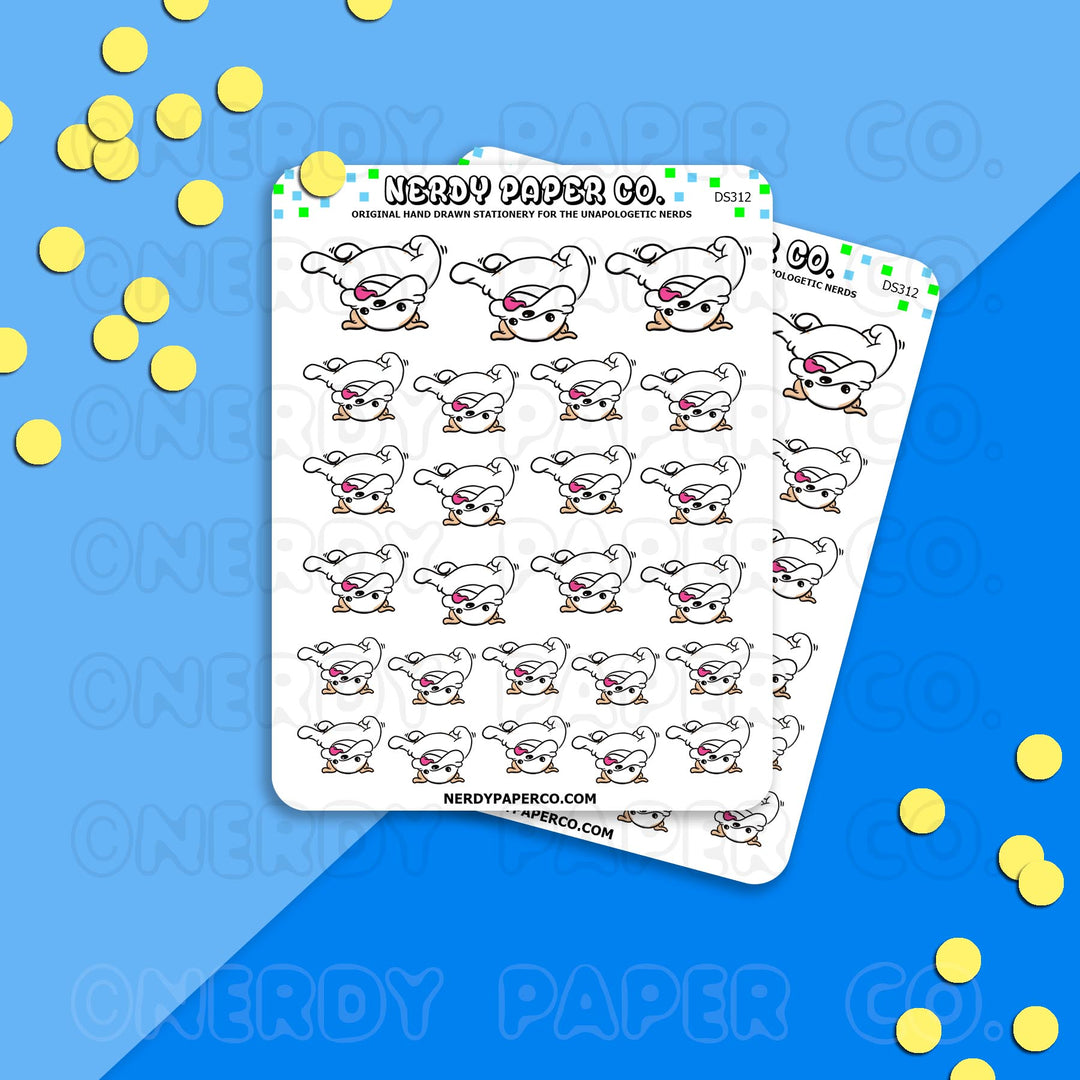 PLAYFUL THEO - Hand Drawn Planner Stickers - DS312