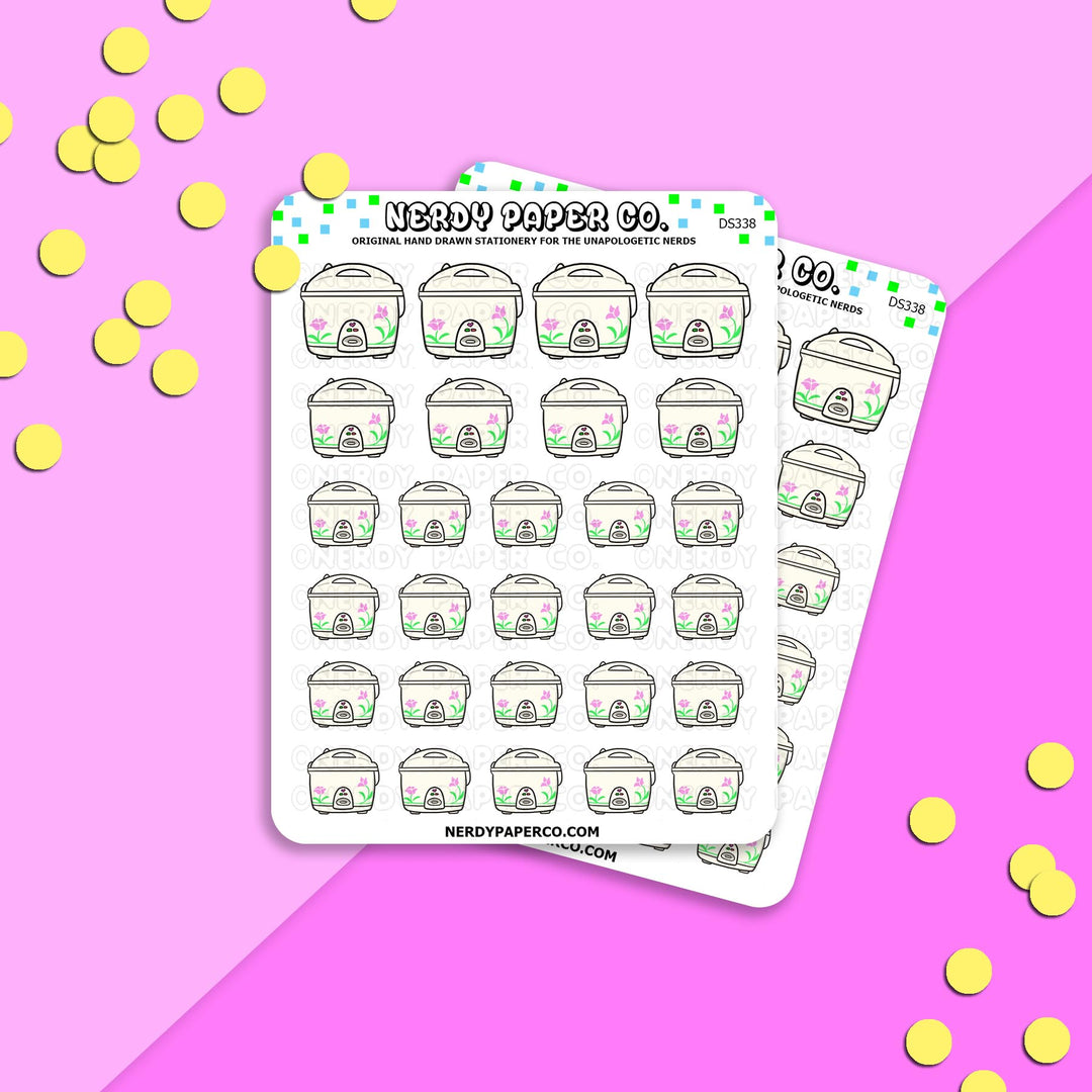 RICE COOKER - Hand Drawn Planner Stickers - Deco - DS338