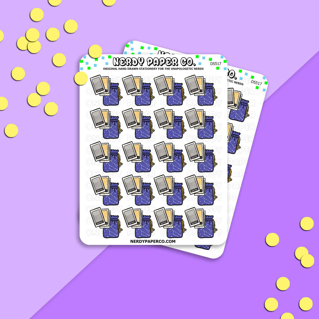 TAROT - Hand Drawn Planner Stickers - DS517