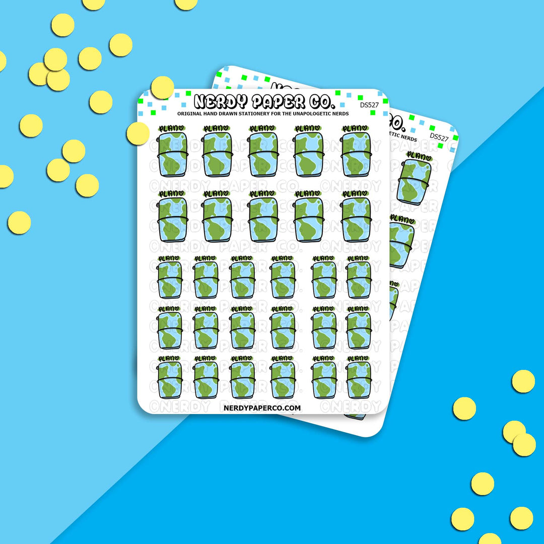 PLANET TN - Hand Drawn Planner Stickers - DS529
