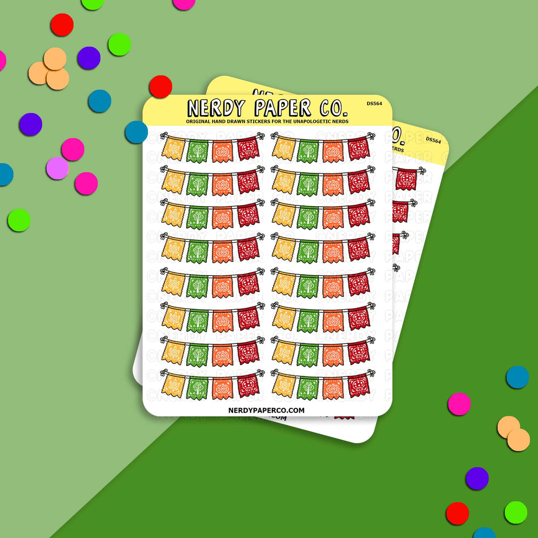 Autumn Banners - Hand Drawn Stickers - DS564