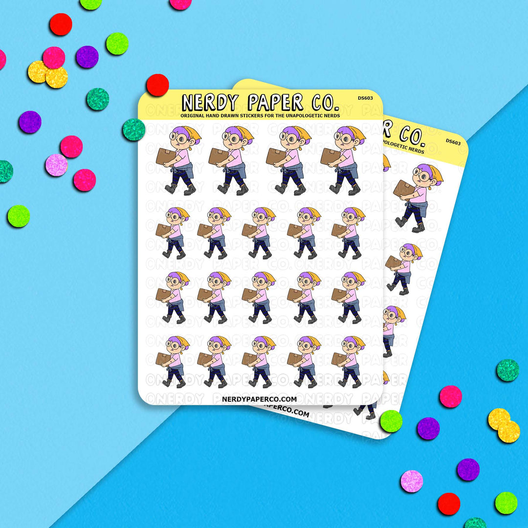 Kayla Moving - Hand Drawn Stickers - DS603