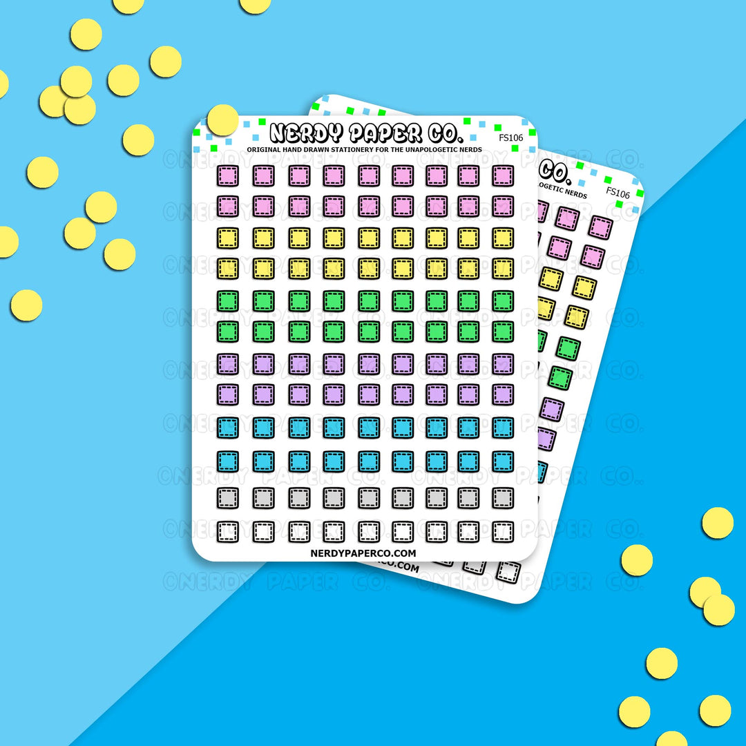 CUTE BULLET POINTS - Hand Drawn Planner Stickers - FS106
