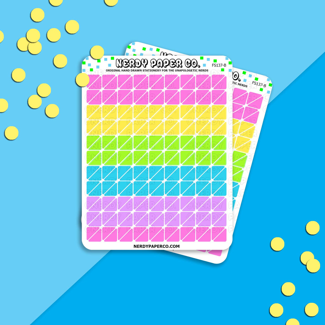 Bright Corners - Hand Drawn Planner Stickers - FS137-B