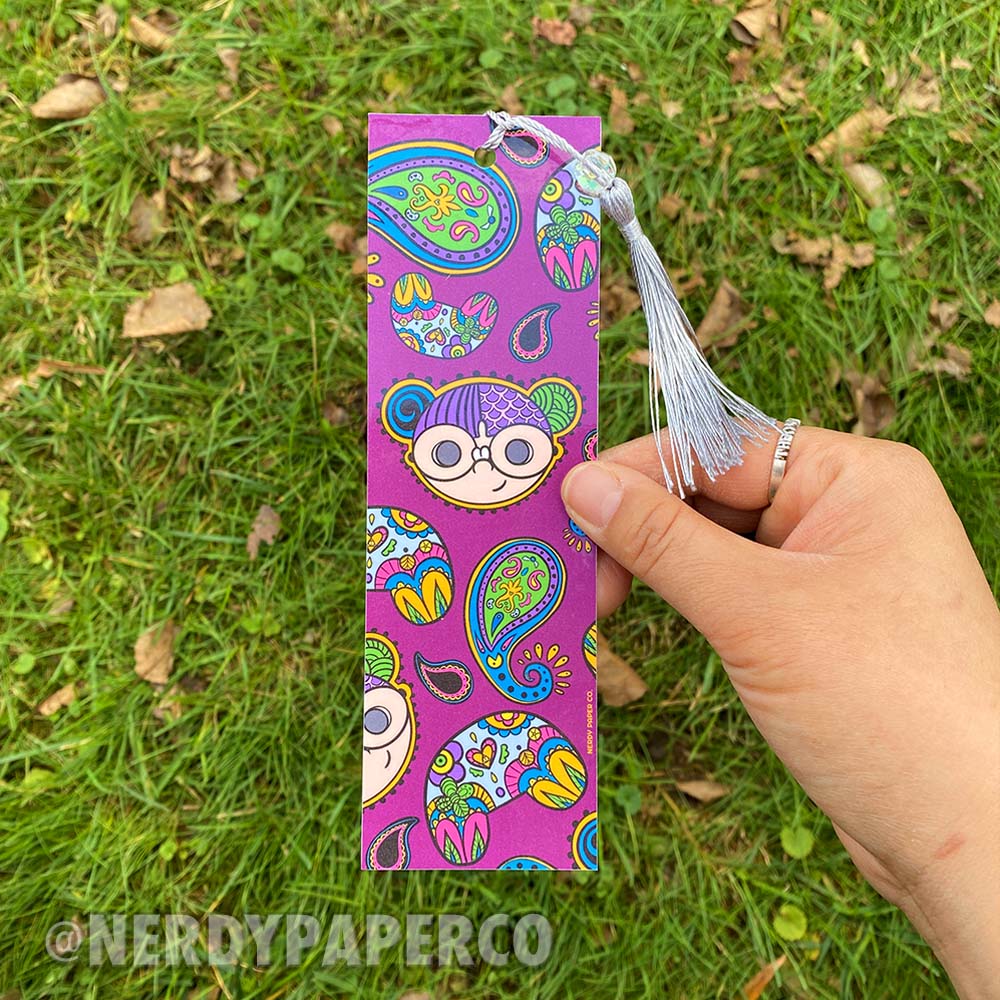 Gamer Paisley | Hand Drawn Bookmark