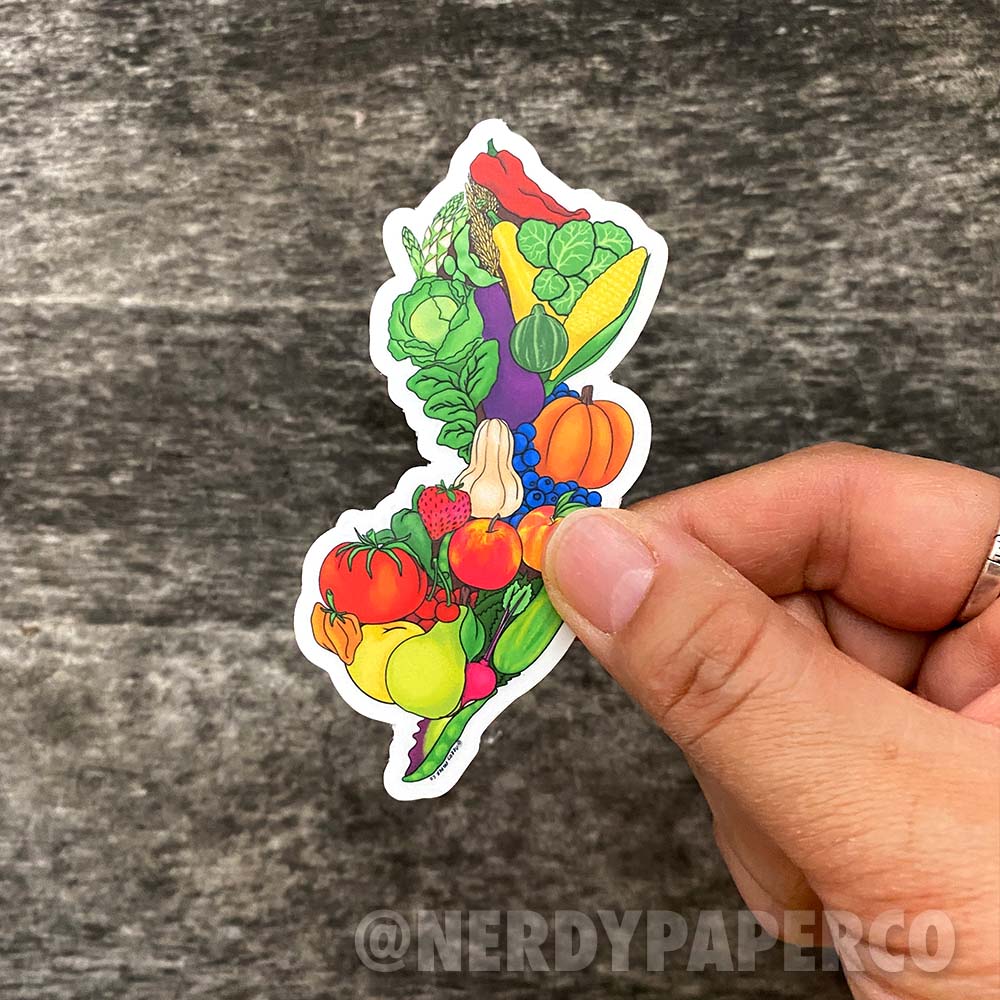 Garden State - Hand Drawn Vinyl Decal