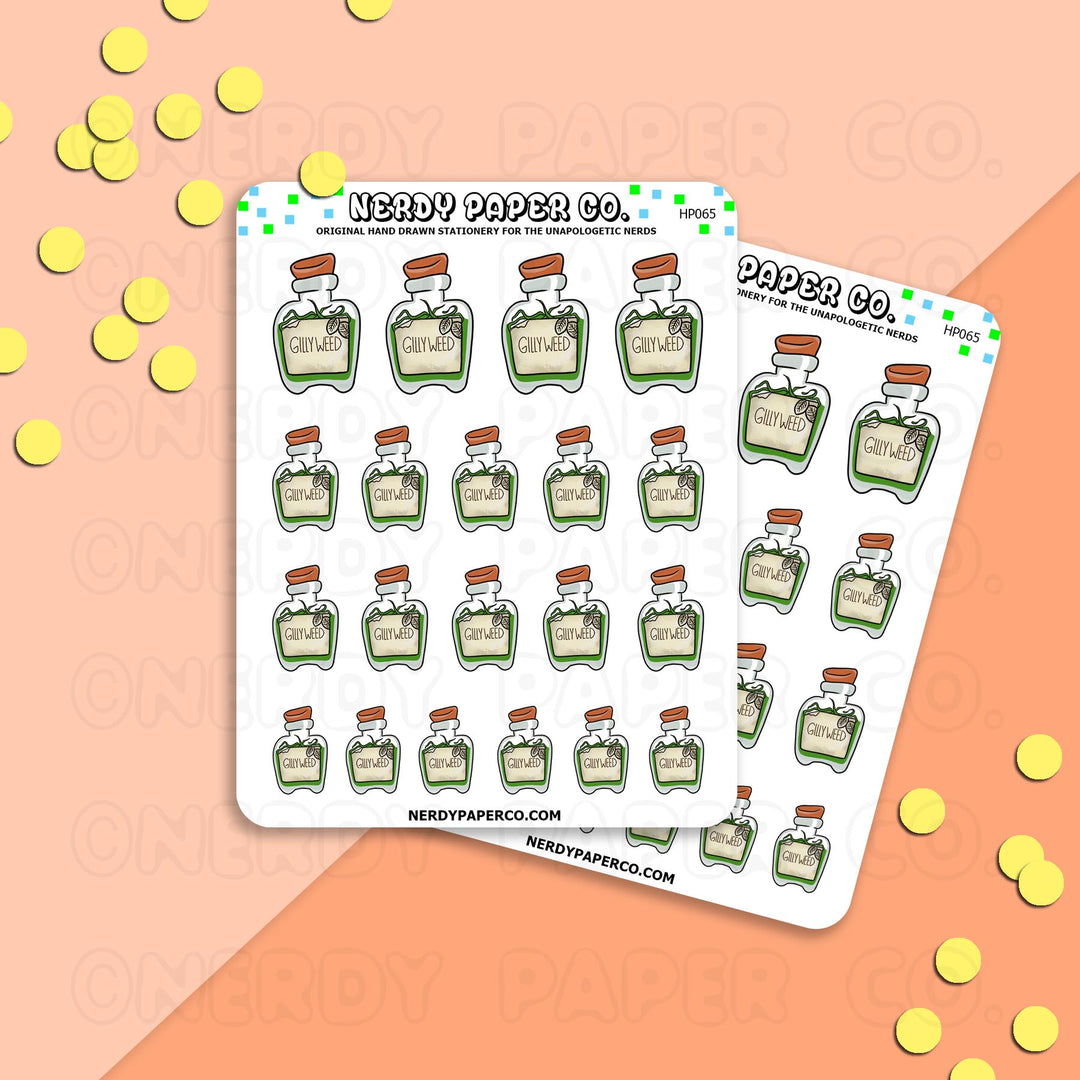 PLANT POTION - Hand Drawn Stickers Deco | HP065