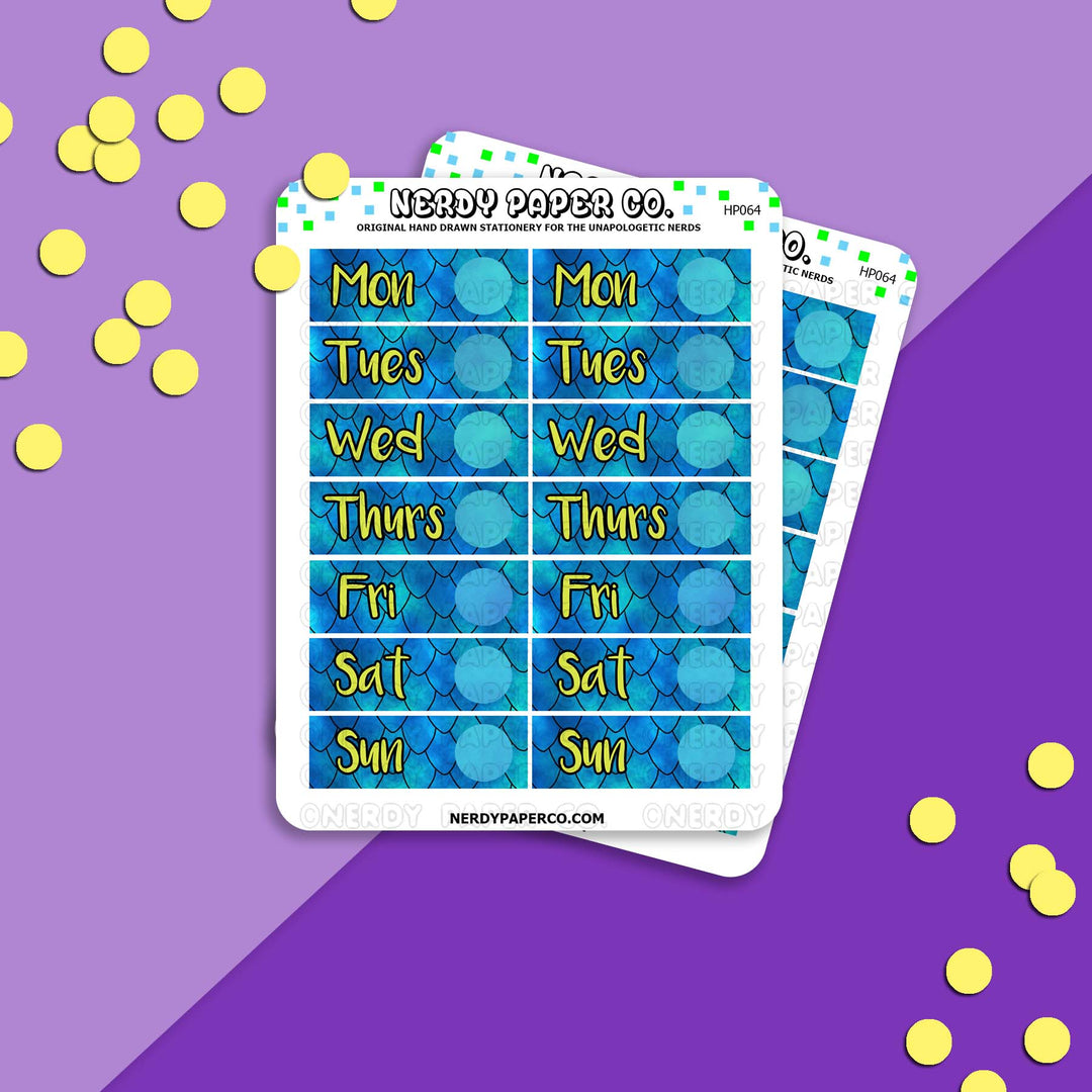 SNAKESKIN DATE COVERS- Hand Drawn Stickers Deco | HP064