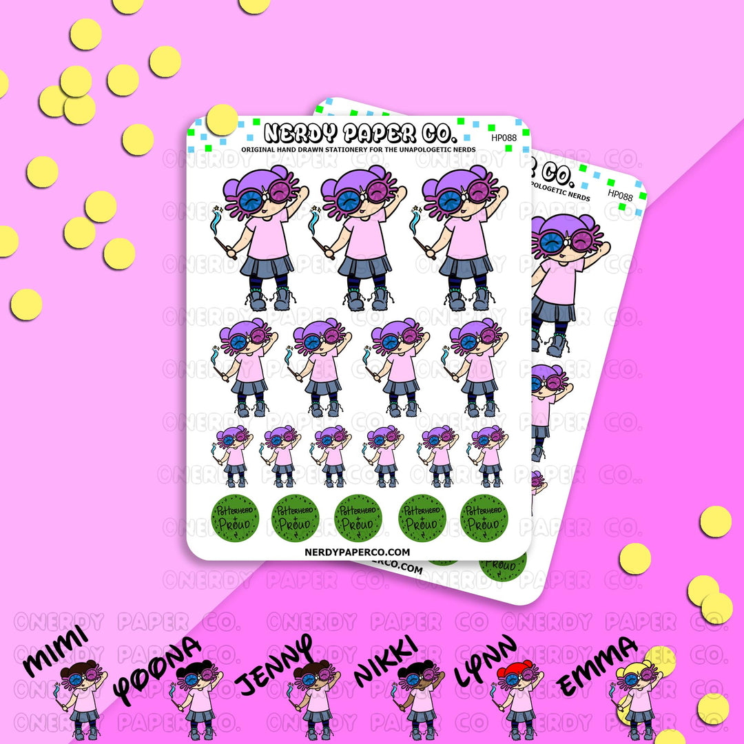 MAGICAL KAYLA- Hand Drawn Stickers Deco | HP088
