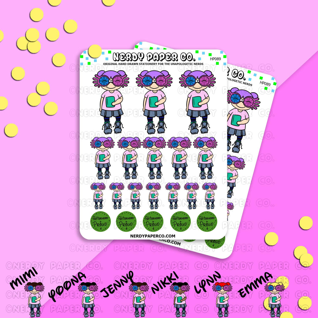 KAYLA THE POTTERHEAD - Hand Drawn Stickers Deco | HP089