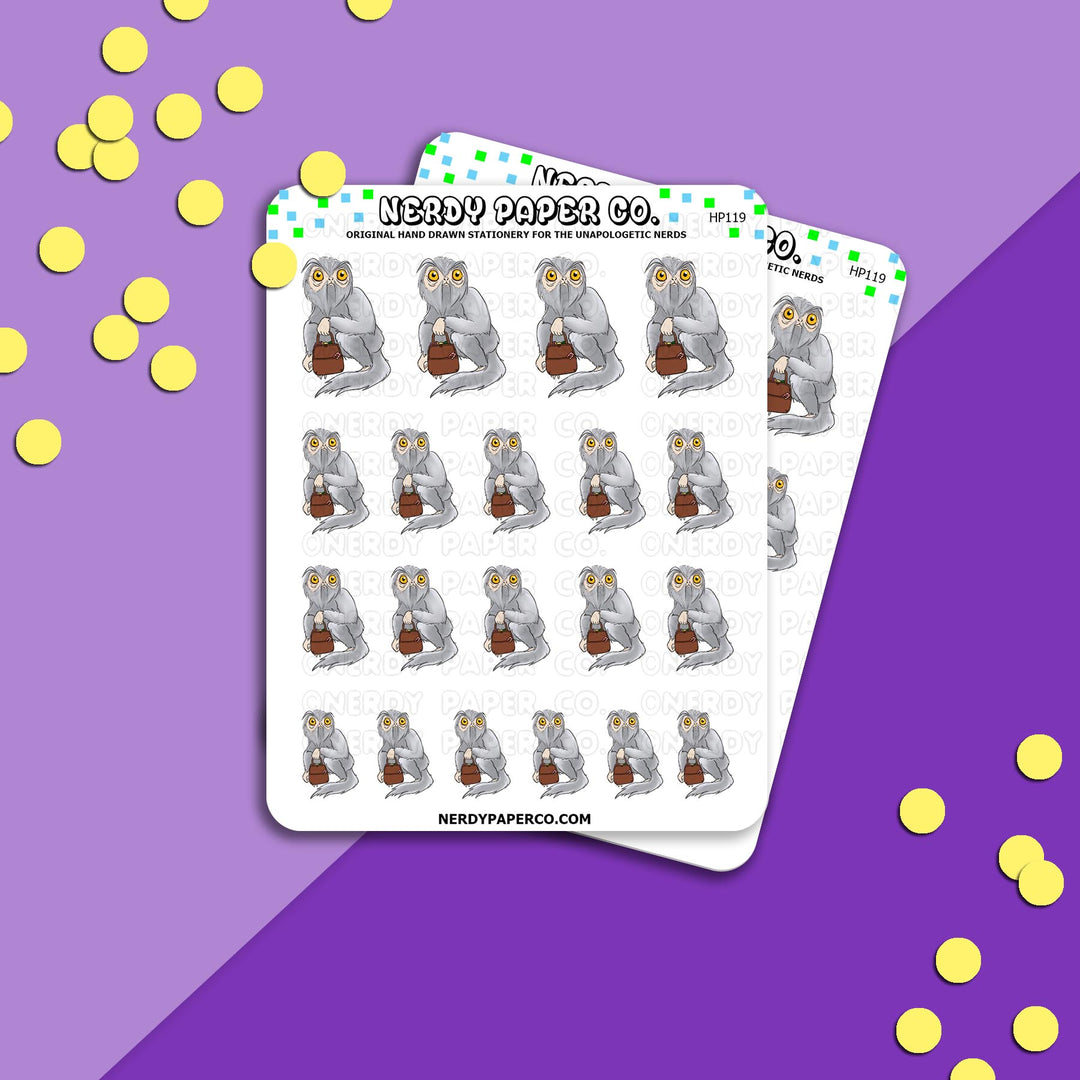 MAGICAL CREATURE #10 - Hand Drawn Vinyl Sticker Sheet - HP119