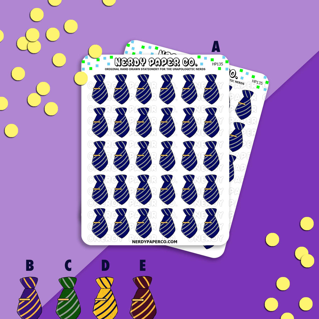 HOUSE TIES - Hand Drawn Stickers - HP134