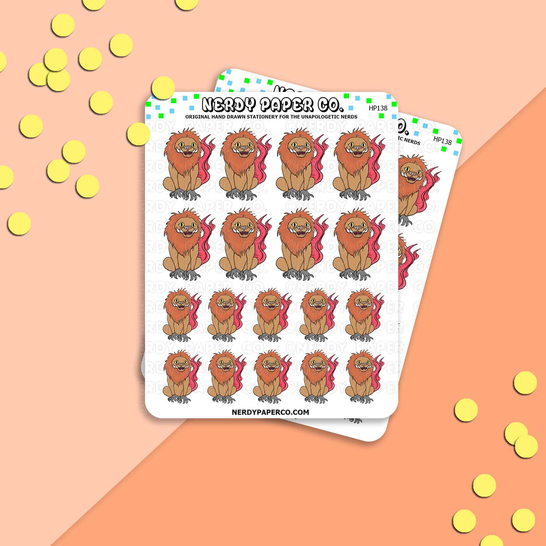 Magical Creature #4 - Hand Drawn Vinyl Sticker Sheet - HP138
