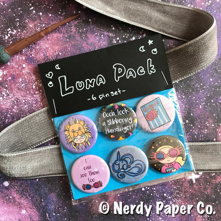 QUIRKY WITCH PIN BADGE PACK