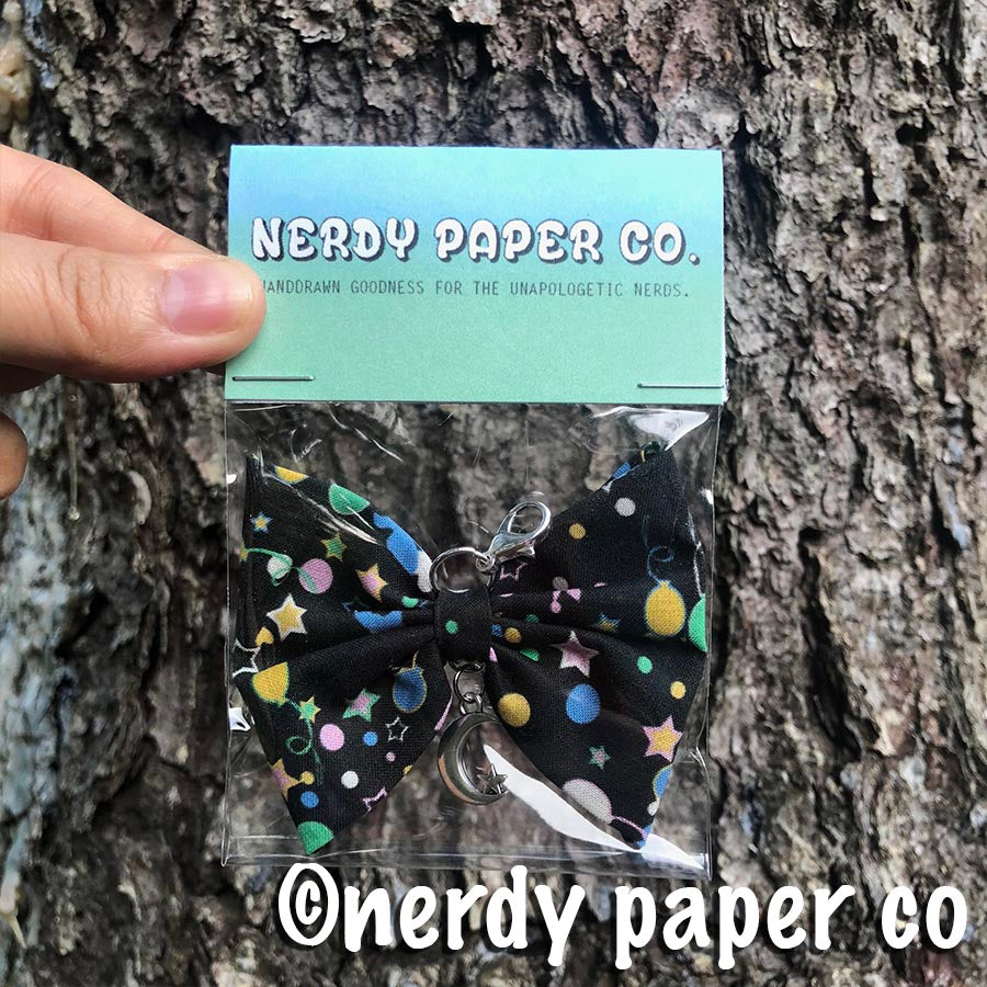QUIRKY WITCH BOW  | Wizard | Handmade Planner Bow Charm