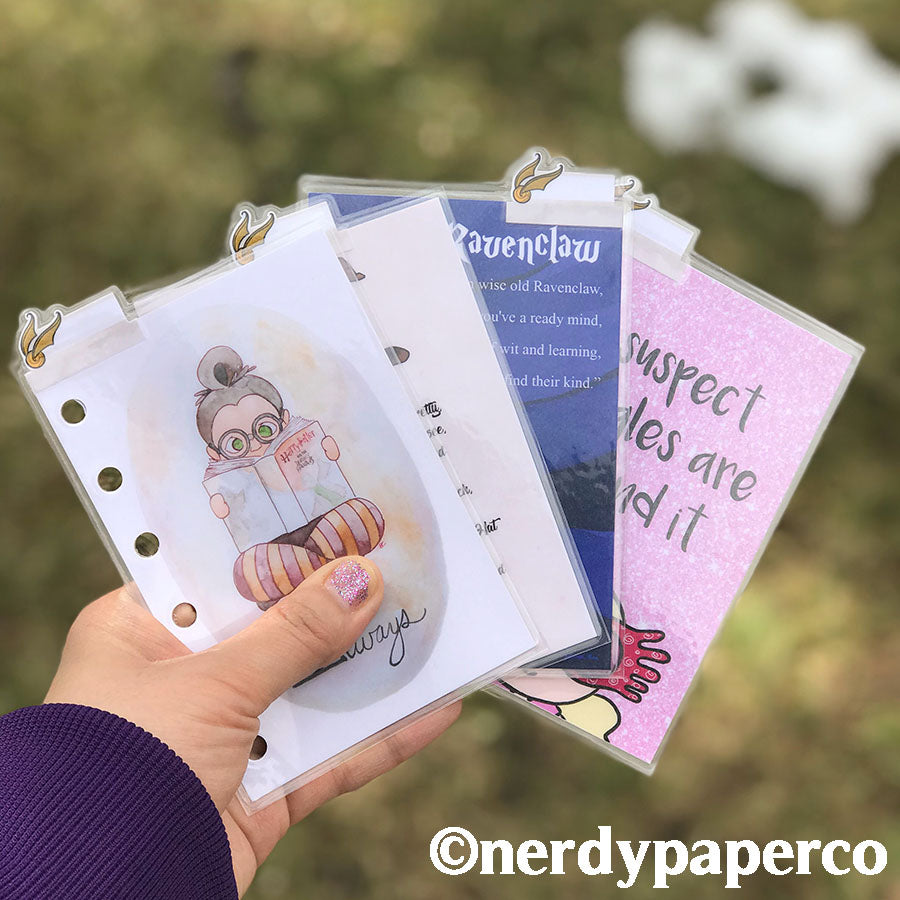 SNITCH PLANNER TABS - Hand Drawn Stickers Deco | HP021