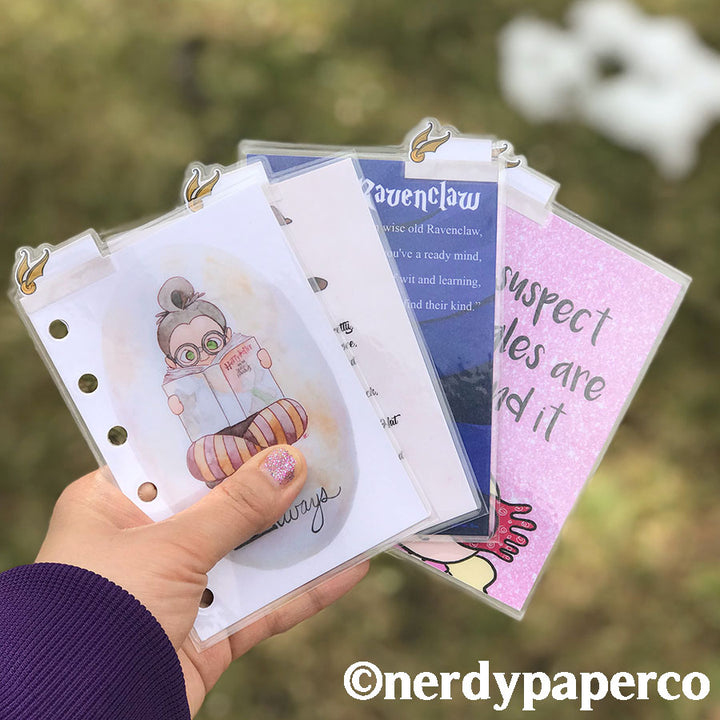 SNITCH PLANNER TABS - Hand Drawn Stickers Deco | HP021