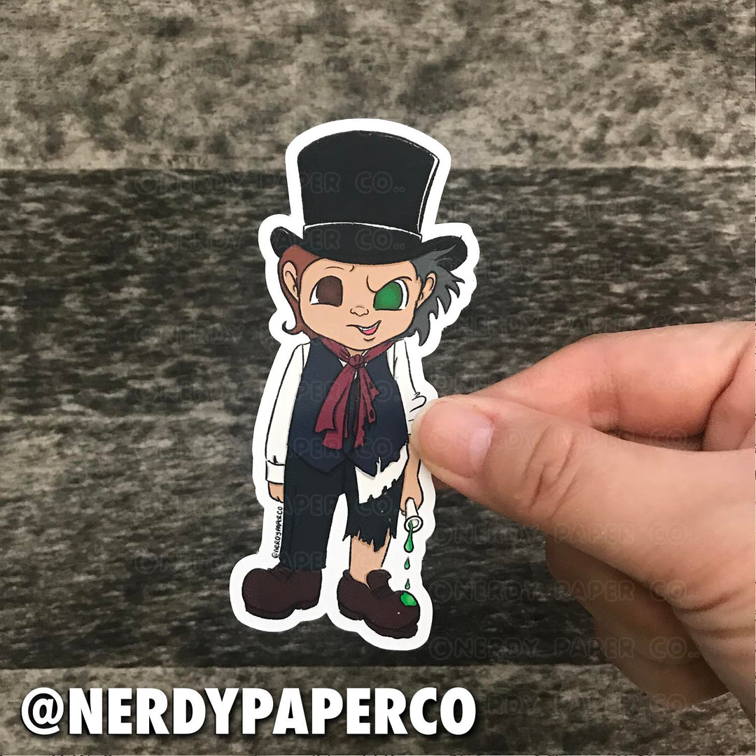 JEKYLL/HYDE - Hand Drawn Waterproof Vinyl Sticker