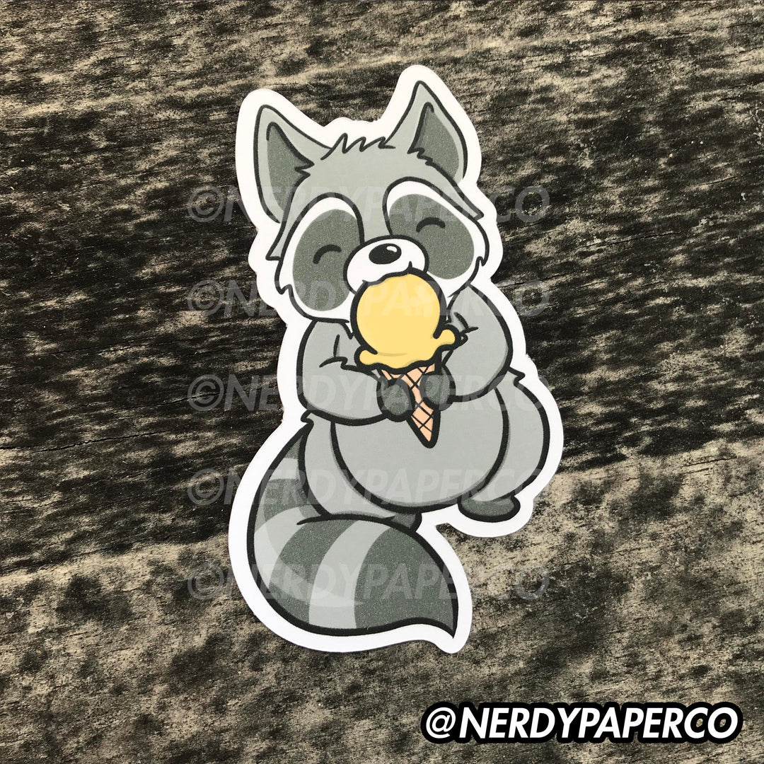 JINI ♥ RACCOON - Hand Drawn Planner Die Cut