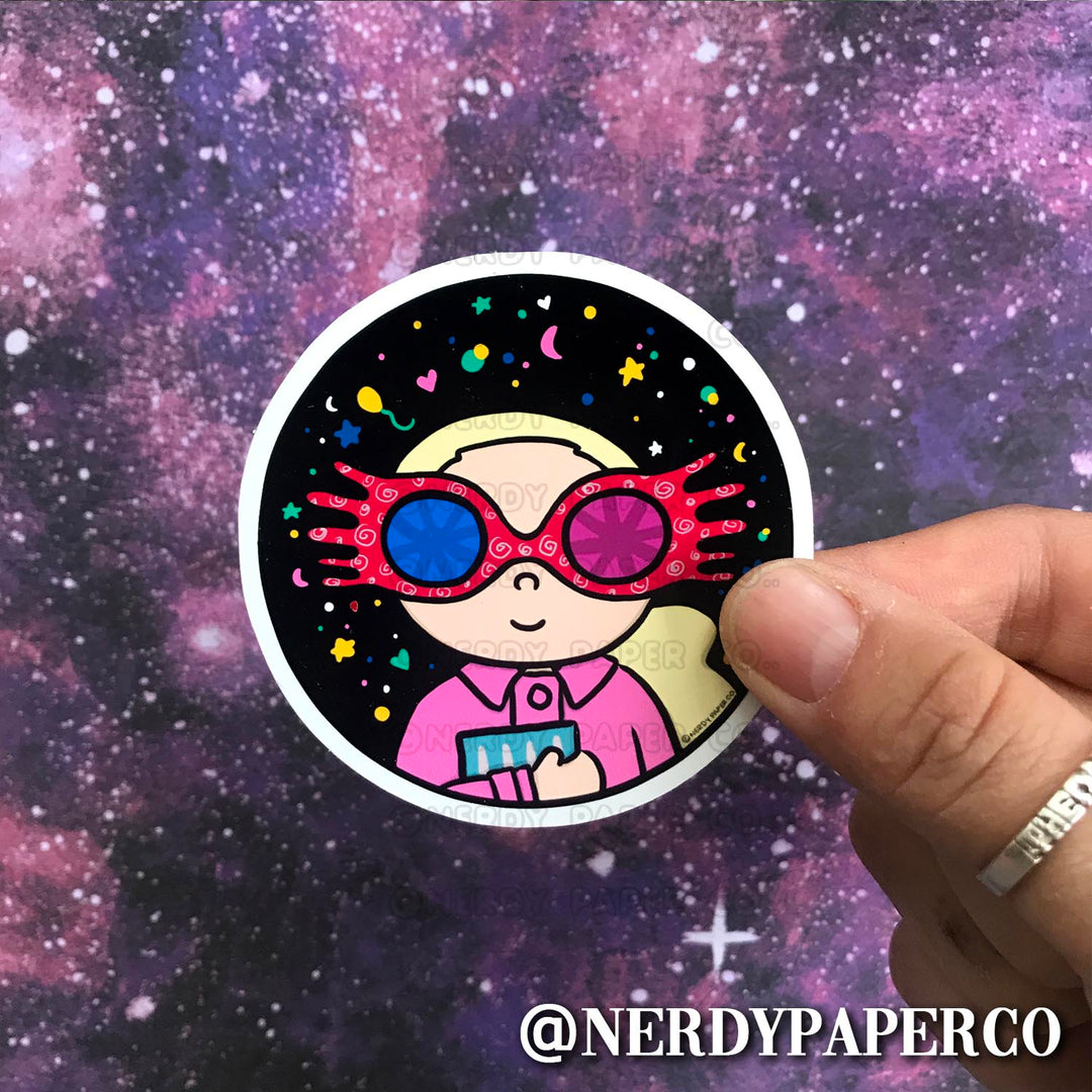 *OLD STOCK* QUIRKY WITCH | Hand Drawn Vinyl Sticker