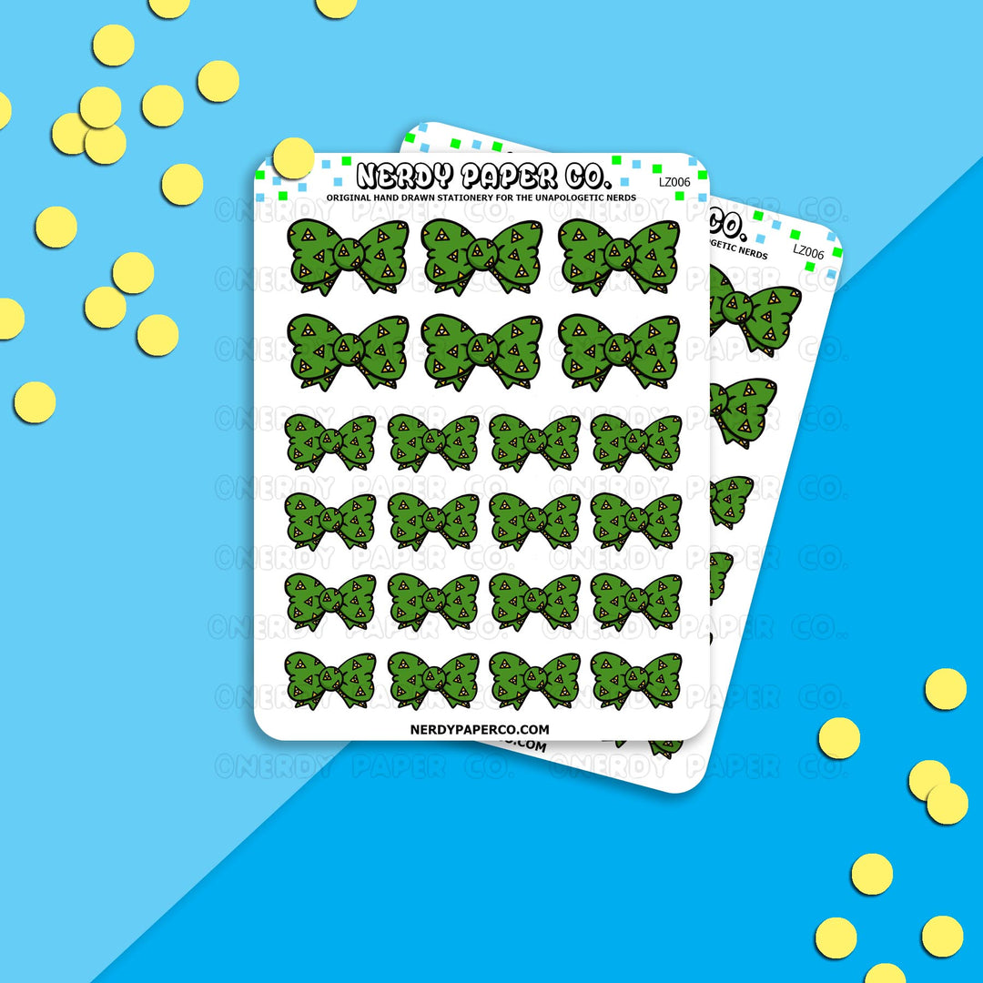 GAMER BOW - Hand Drawn Planner Stickers - Deco - LZ006