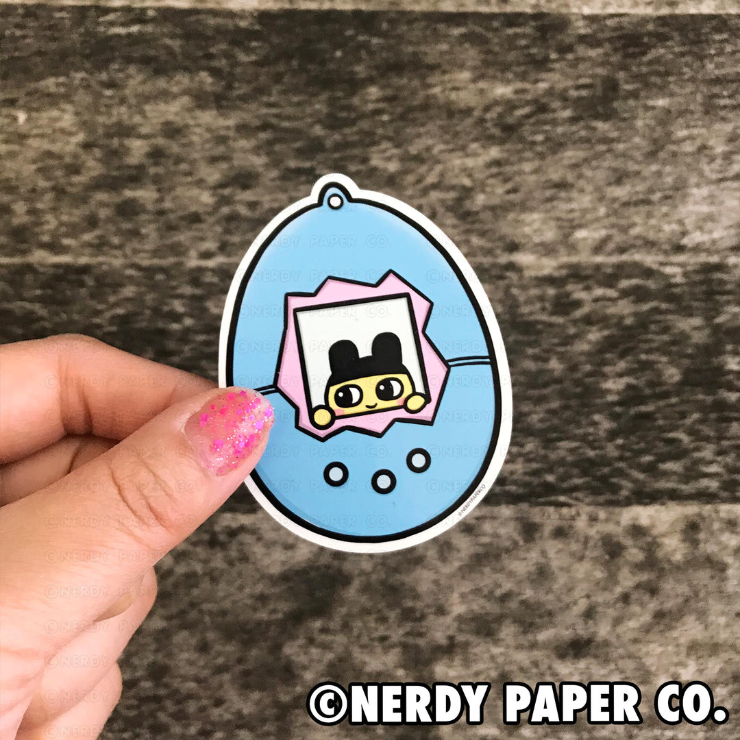 PEEKING MAMETCHI - Hand Drawn Waterproof Vinyl Sticker