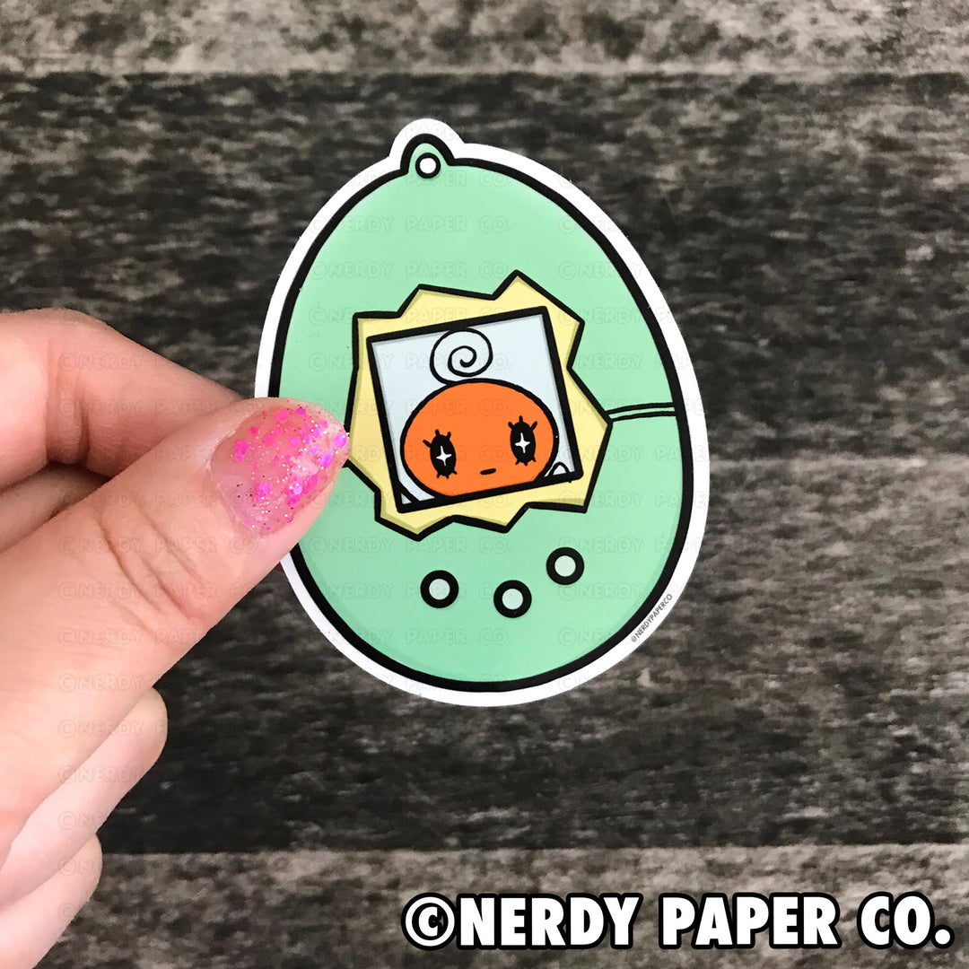 PEEKING MEMETCHI - Hand Drawn Waterproof Vinyl Sticker