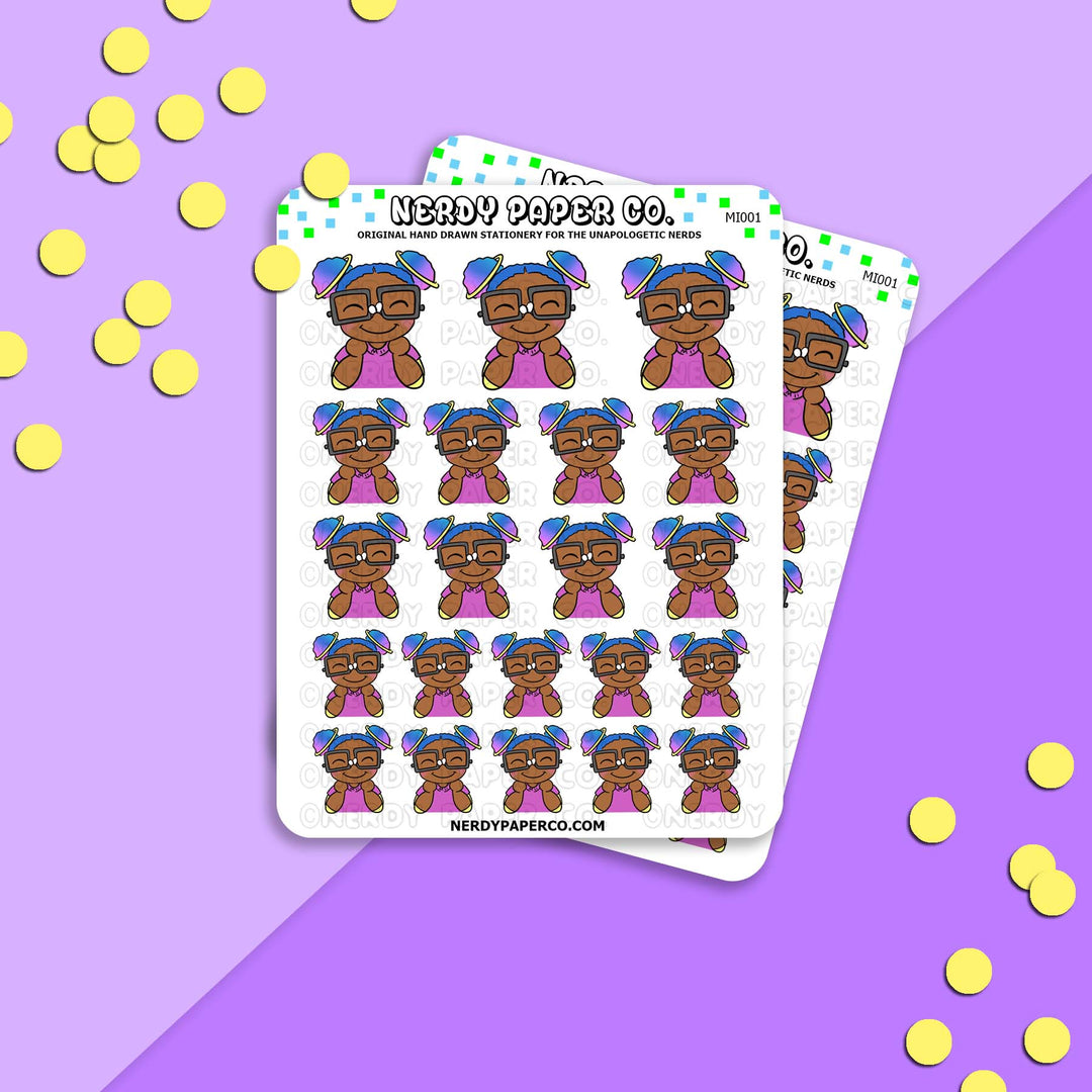 HELLO MICHELLE - Hand Drawn Planner Stickers - Deco - MI001