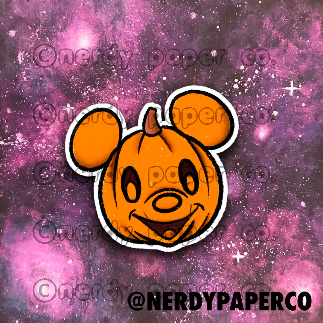 PUMPKIN MOUSE - Hand Drawn Inspired Planner Die Cut