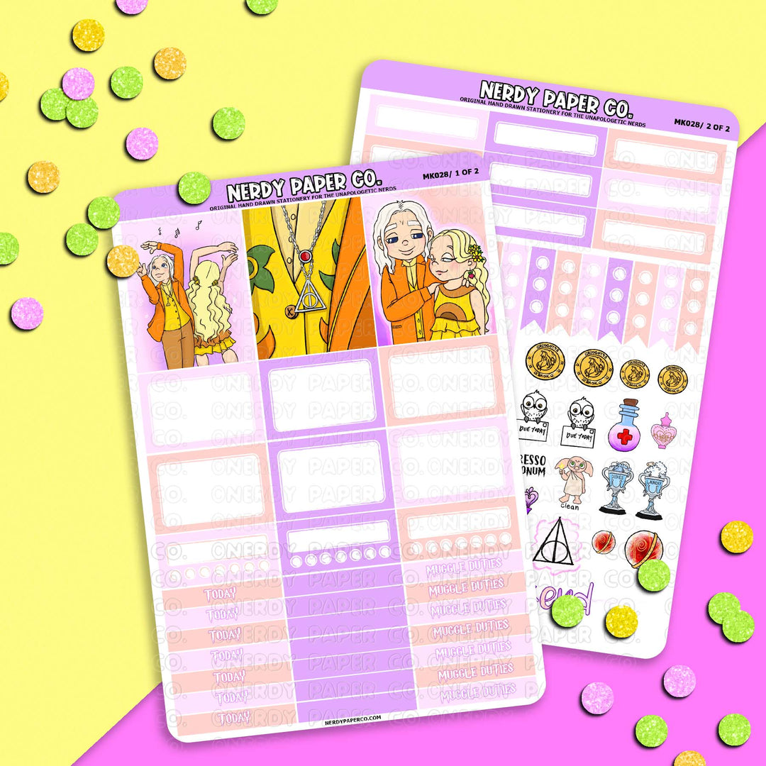 Meet the Quirky Family | Mini Kit - Hand Drawn Stickers | MK029