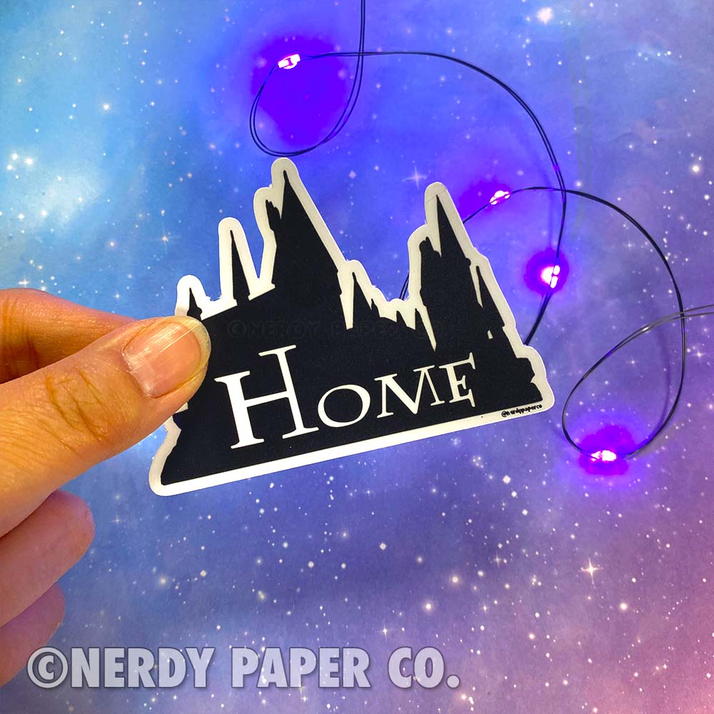 'Home' - Hand Drawn Wizard Die Cut