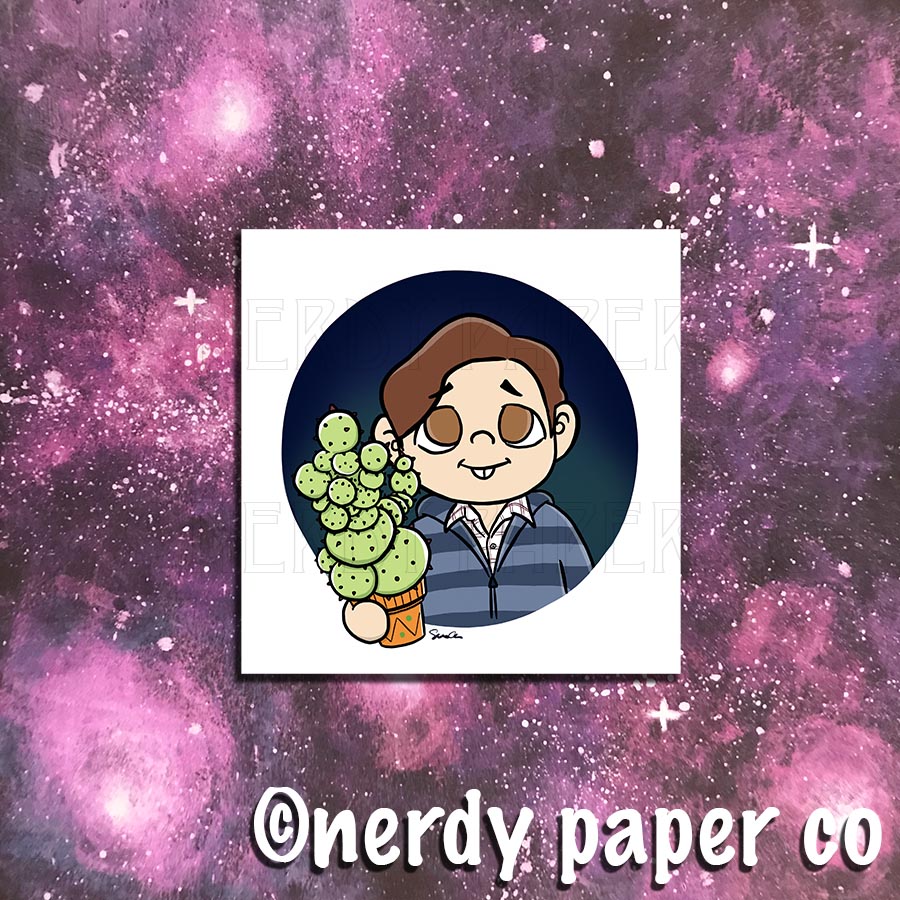 QUIRKY WIZARD ♡ PLANTS | Hand Drawn Wizard Art | Art Print- AP006