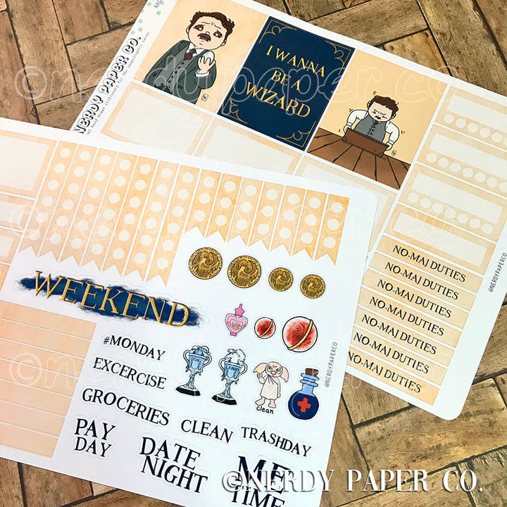 THE BAKER MINI KIT - Hand Drawn Stickers | NK003