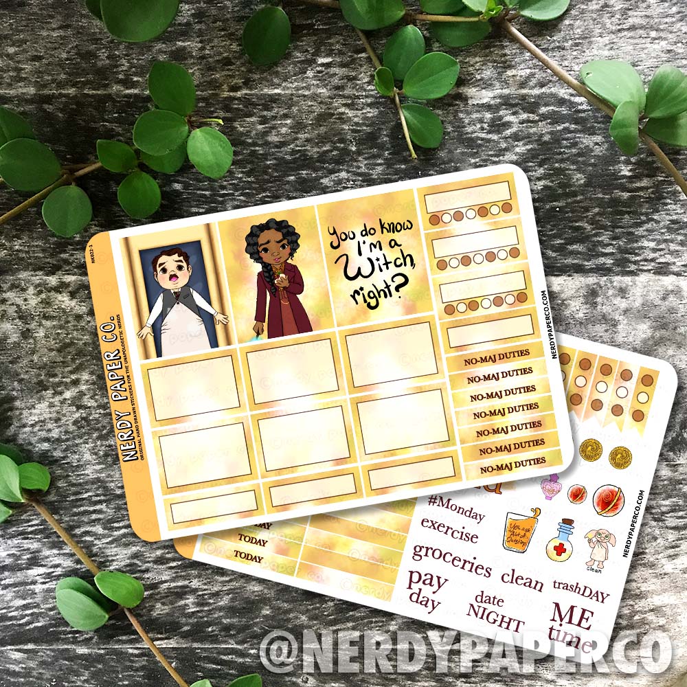 I'm a Witch | Hand Drawn Mini Sticker Kit - NK022