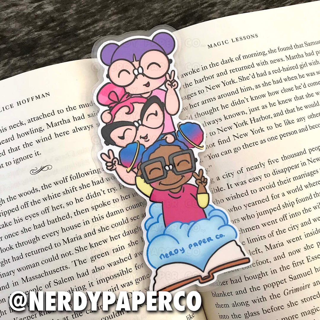 NPC HEARTS BOOKS | Hand Drawn Bookmark