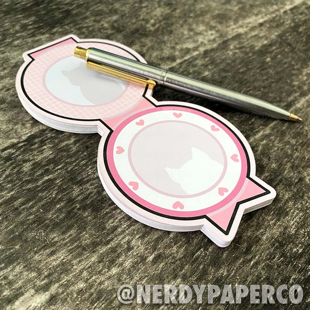 CAT PLATES - Hand Drawn Notepad - NP003