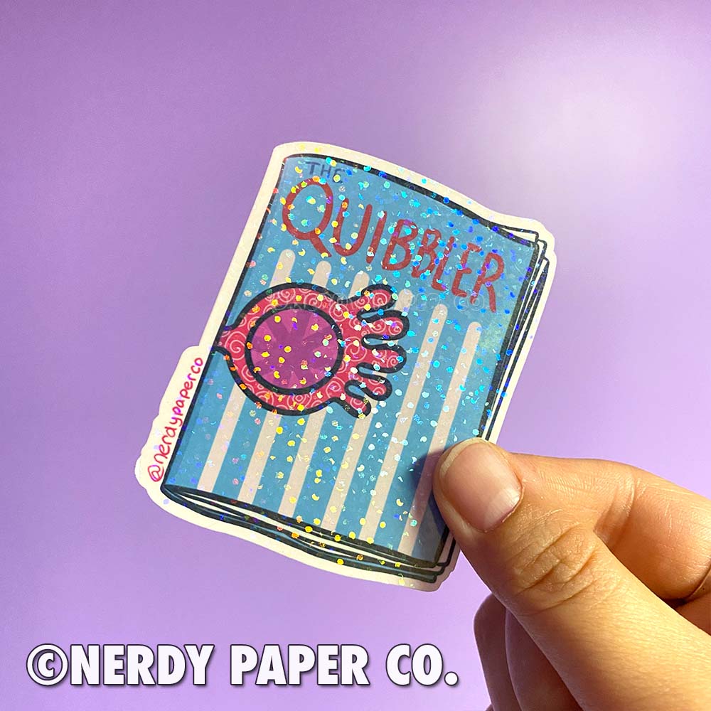 Magical Magazine- Hand Drawn Waterproof Holo Vinyl Sticker