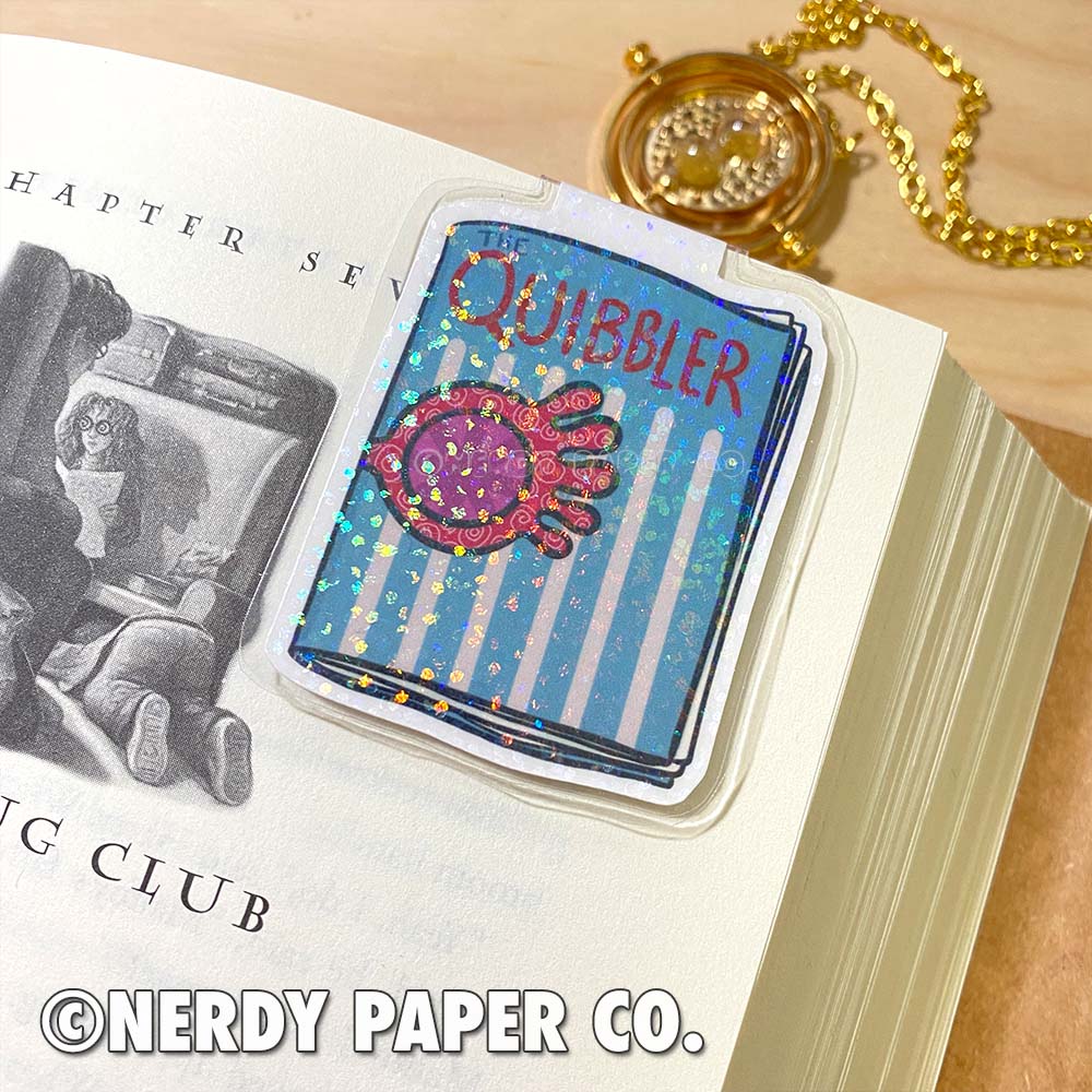 Magical Magazine | Hand Drawn Laminated Magnetic Bookmark- MB019