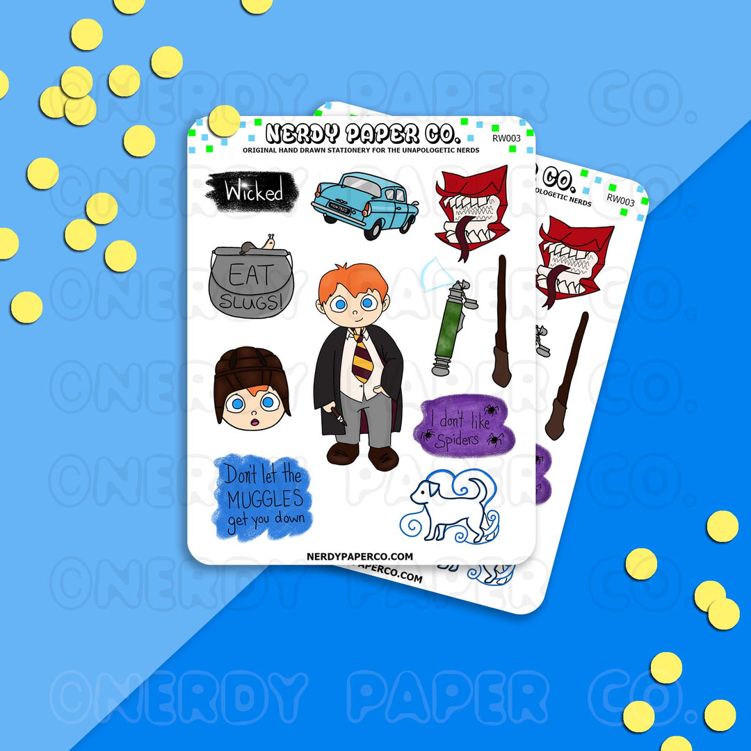 Loyal Wizard Sampler - Hand Drawn Sticker - Deco | RW003