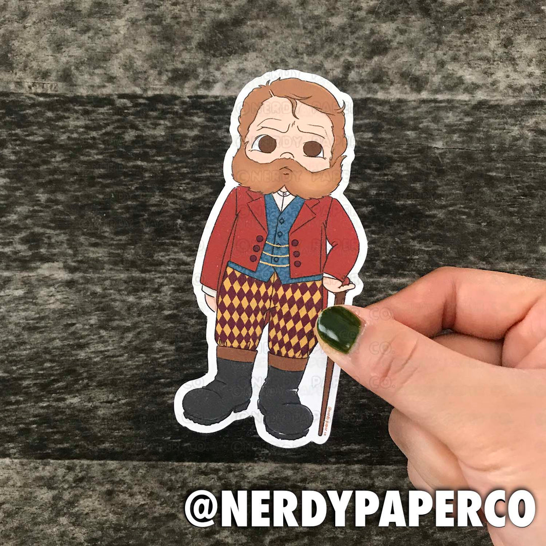 Magical Ringmaster - Hand Drawn Die Cut - Chibi