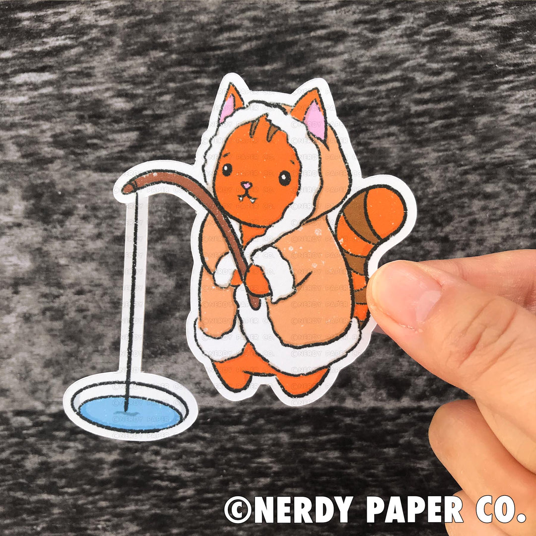 ICE FISHING SUKI - Hand Drawn Planner Die Cut