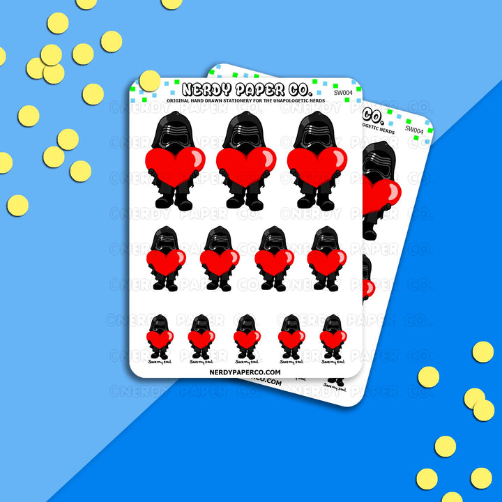 KEYLO REN OF MY DREAMS STICKERS- Hand Drawn Space Planner Stickers - Deco -SW004