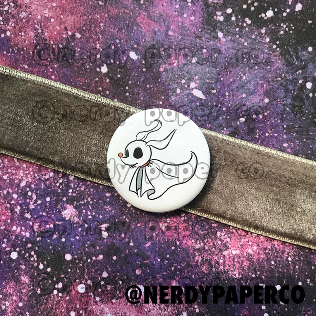 ZER0 PIN BADGE | Hand Drawn Art | Handmade Pin Badge