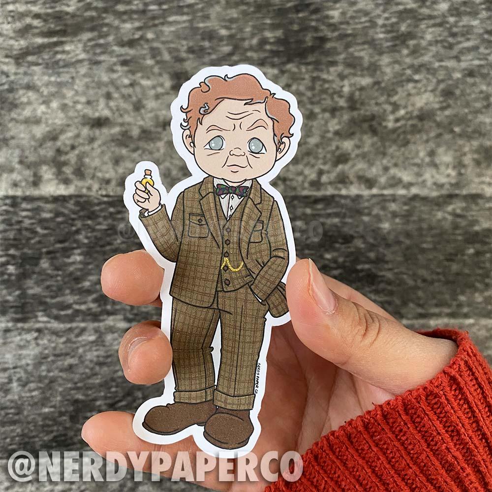 Ambitious Professor - Hand Drawn Waterproof Vinyl Sticker