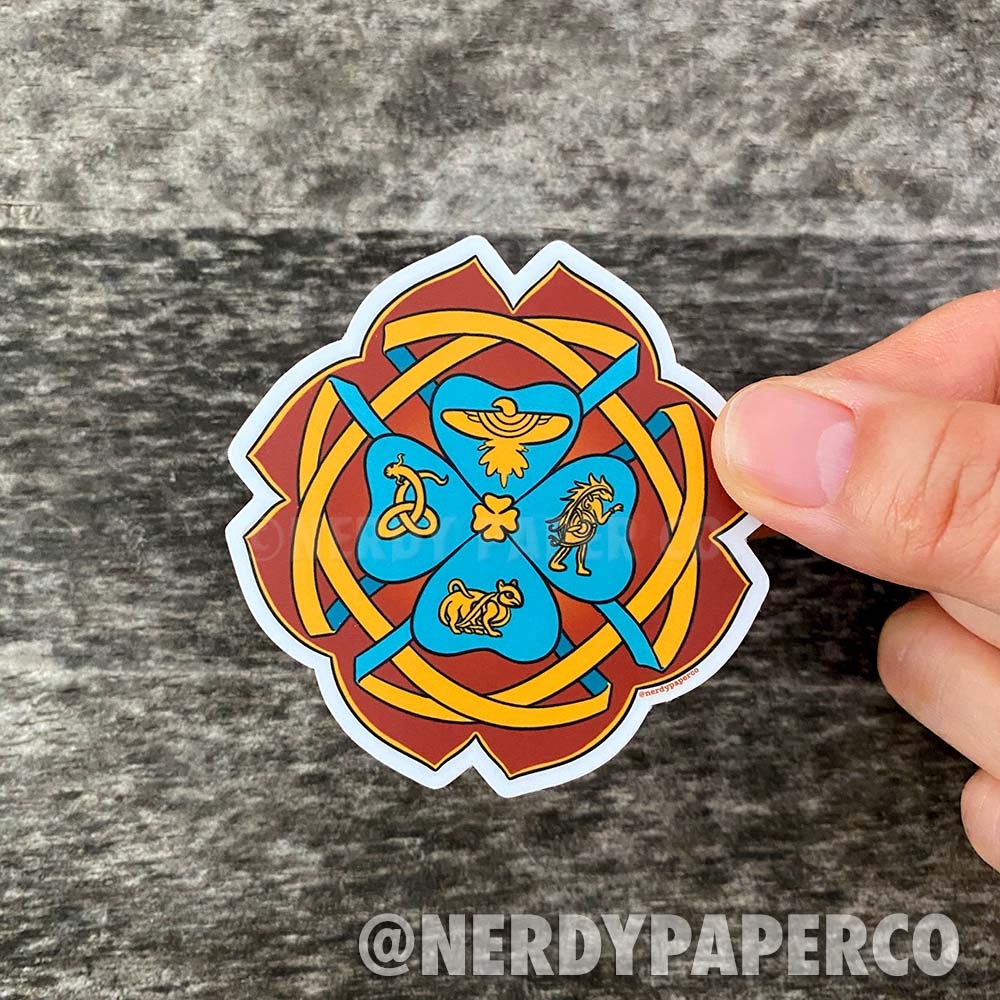 Magic School Crest - Hand Drawn Vinyl Decal
