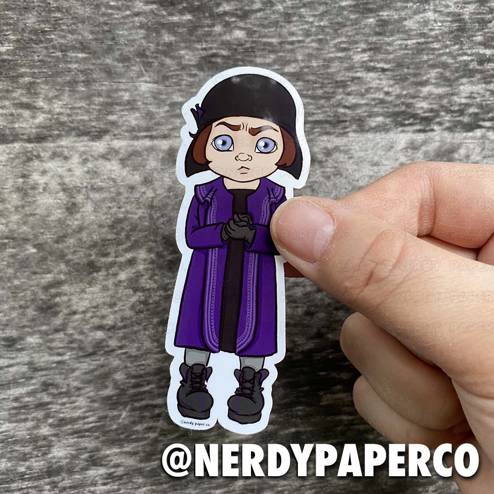 The Hateful One - Hand Drawn Wizard Waterproof Vinyl Sticker