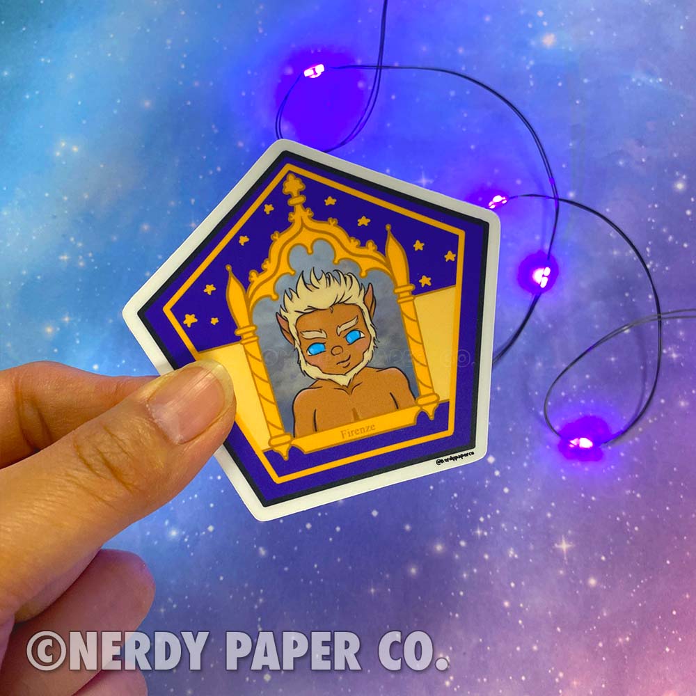 CHOCO FROG NO. 30 | Divination Professor - Hand Drawn Wizard Diecut