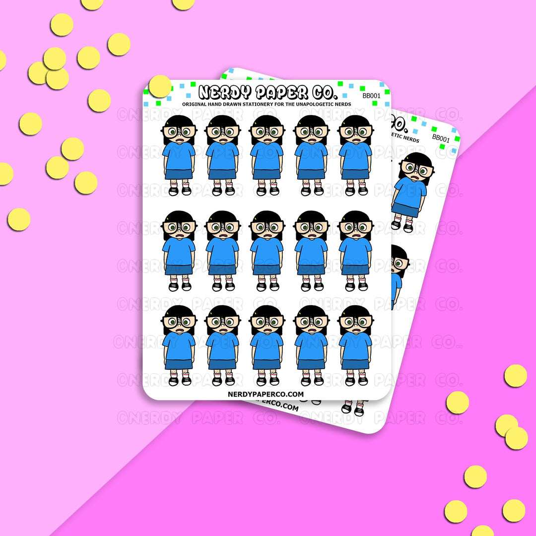 TINA - Hand Drawn Planner Stickers- Deco - BB001