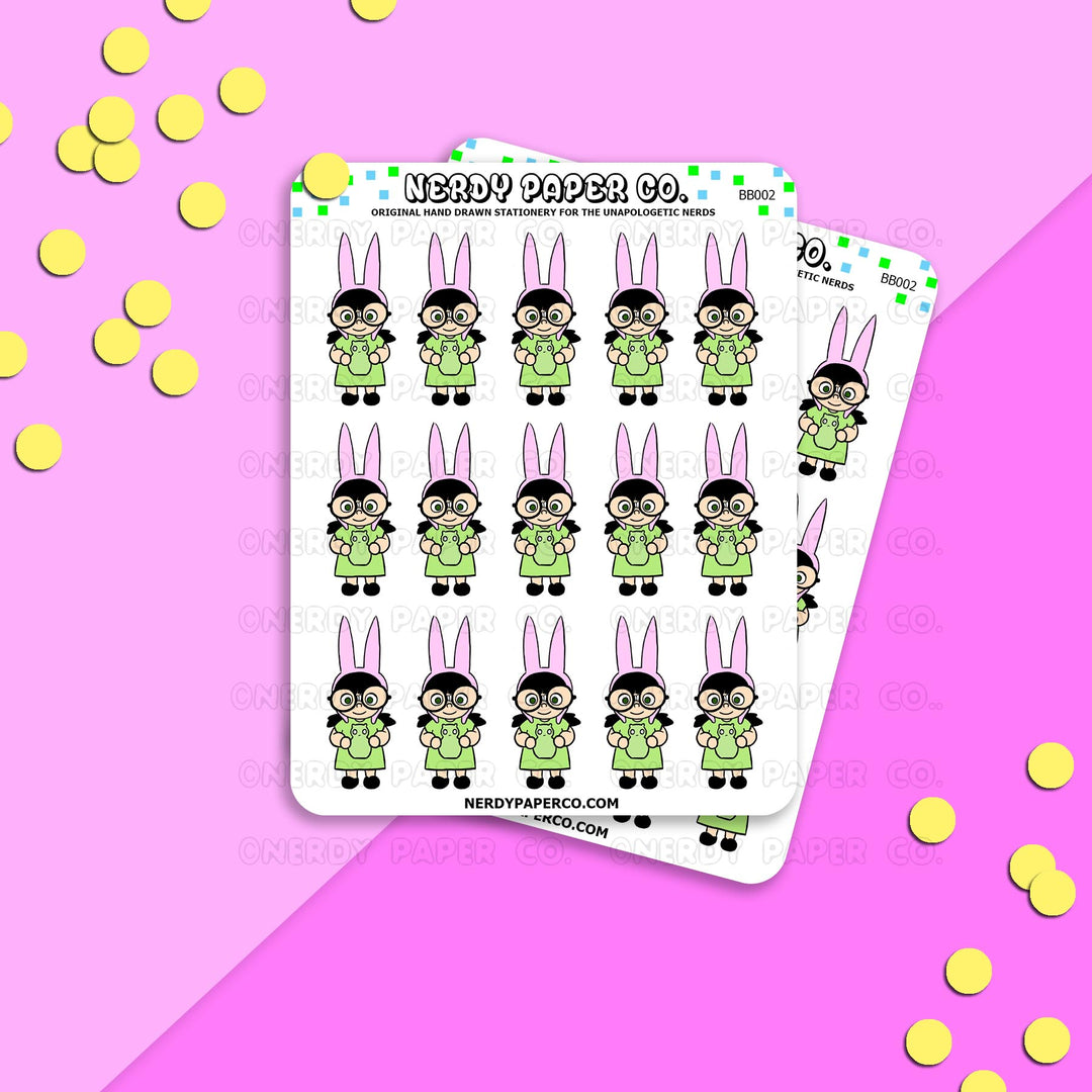 LOUISE - Hand Drawn Planner Stickers - Deco - BB002